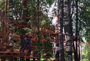 В Воткинске открылся веревочный парк