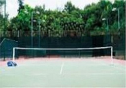 Стойки для большого тенниса, с сеткой  AviraGoal INFLAT SYSTEM.