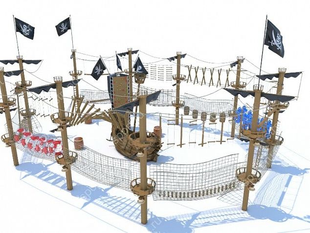Веревочный парк Пиратский